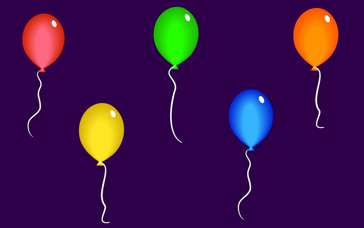ukázky balónků